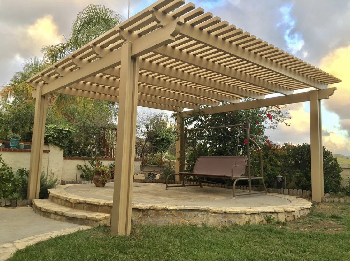 Pergola installation job done by Superior Patios