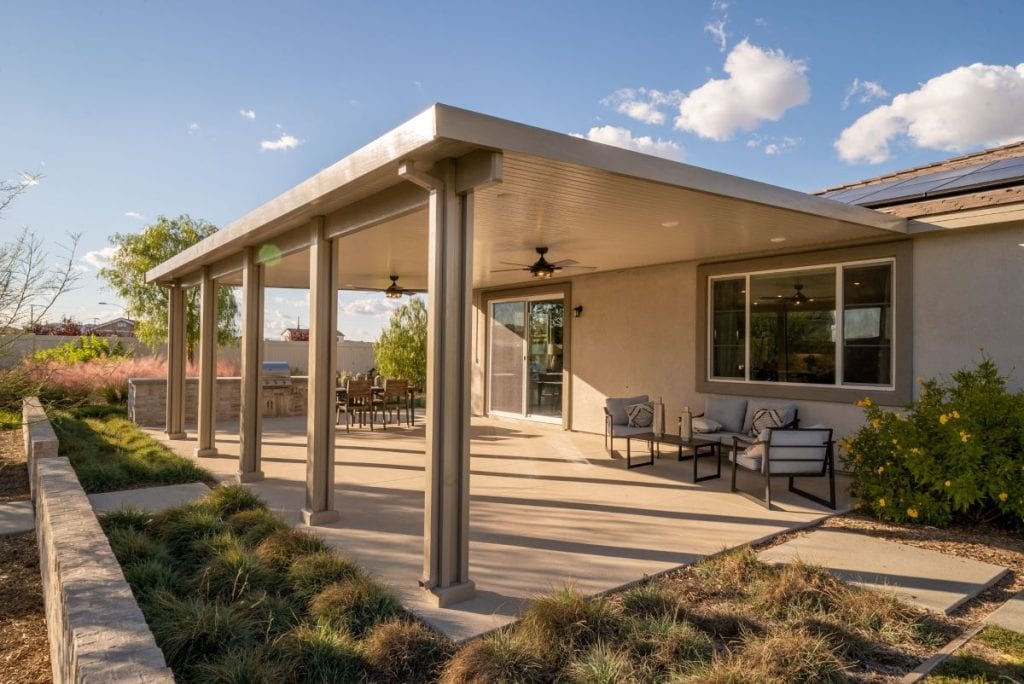 best patio cover material is alumawood